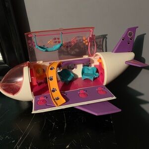 Littlest Pet Shop Jet Playset Toy With Accessories